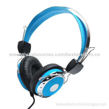 Promotional Colorful MP3 Computer Headphones with 20Hz-20kHz Frequency Range